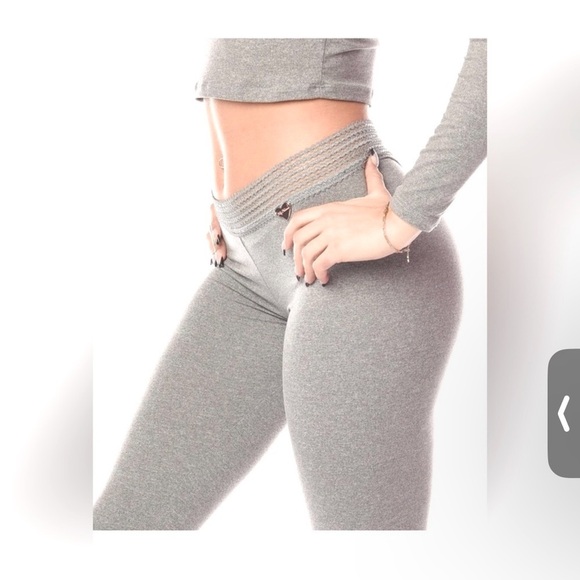 Cute booty lounge Sexy Olive new Gym And Yoga Squat Leggings Size L- X-L… - Picture 5 of 13